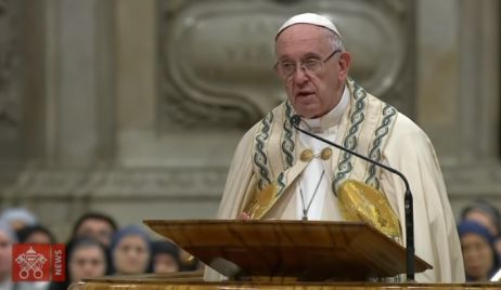 El papa Francisco comparó a Jesús con los sin techo
