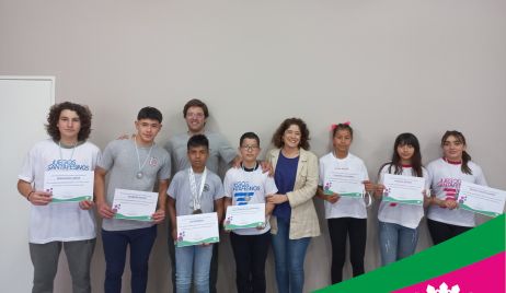 Reconocimiento a los jóvenes que participaron de los Juegos Santafesinos 2022
