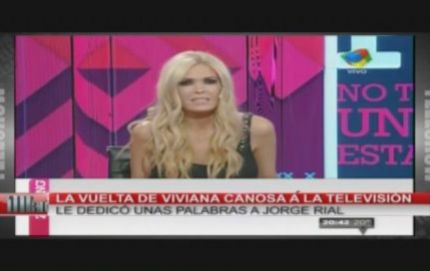 La vuelta de Viviana Canosa a la televisión