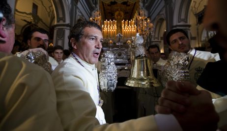 El fervor religioso de Antonio Banderas en Semana Santa