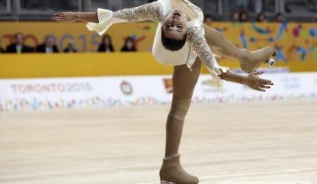 La patinadora Giselle Soler le dio la primera medalla de oro a la Argentina