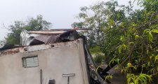 Fuerte tormenta golpeó este sábado la localidad de Alejandra