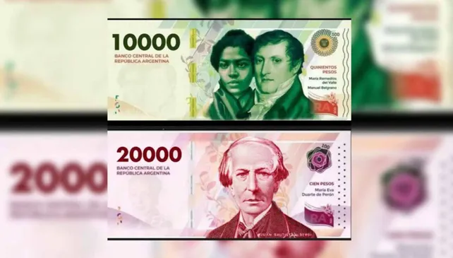 Billetes de $10.000 y $20.000: cuándo entrarán en circulación