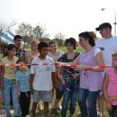 Se inauguró un espacio inclusivo con juegos recreativos en Calchaquí