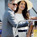 La foto más esperada de la lujosa boda de George Clooney y Amal Alamuddin en Venecia