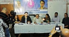 Luis Peirone y Alejandro Bustos lanzaron las precandidaturas del Frente por la Justicia Social