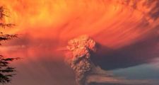 El volcán Calbuco hizo erupción