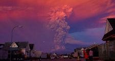El volcán Calbuco hizo erupción