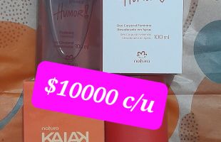 Productos *NATURA* disponibles.