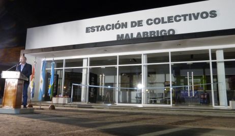 MALABRIGO: Se inauguró la Estación de Colectivos