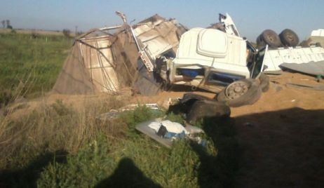 Choque entre dos camiones con un saldo trágico