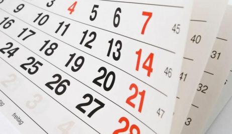 El calendario de feriados de 2017