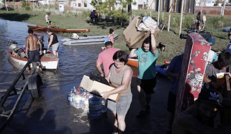Un muerto y más del 75% de la población de La Emilia fue evacuada por las inundaciones