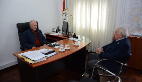 SOSA SE REUNIÓ CON LAMBERTO POR LA APERTURA DEL CENTRO DE ATENCIÓN A LA VÍCTIMA EN VERA