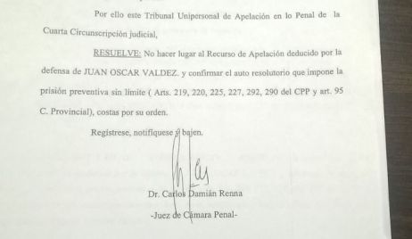 Continuará preso el único detenido por la desaparición de Rosalía Jara