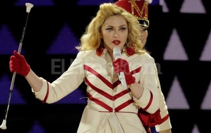 Llegó Madonna para presentar 