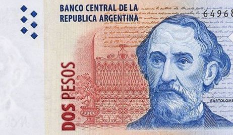 En mayo saldrán de circulación los billetes de dos pesos