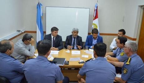 Autoridades del MPA se reunieron en Rafaela con el ministro de Seguridad y con los jefes de la policía provincial