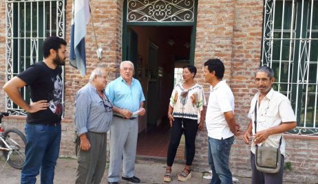 Visita del Senador Departamental a la Biblioteca Popular “Tanino”