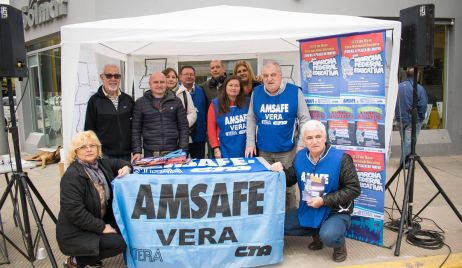 AMSAFE VERA CUMPLIÓ UN INTENSO PROGRAMA DE DIFUSION DE LOS RECLAMOS DE LA DOCENCIA EN EL CONTEXTO NACIONAL. 