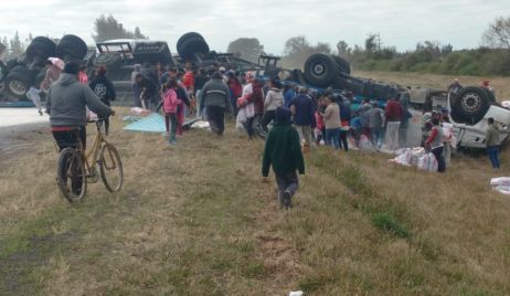 Volcó a la altura de Margarita