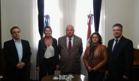 Rafael Gutiérrez recibió al presidente de la Comité Nacional para la Prevención de la Tortura Jorge D'Agostino