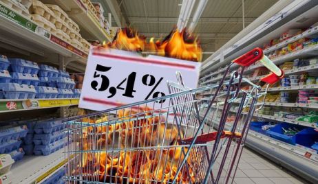 La inflación fue del 5,4%  y acumula el 39,5% en lo que va de 2018