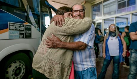 Dos hermanos se vuelven a ver después de 60 años