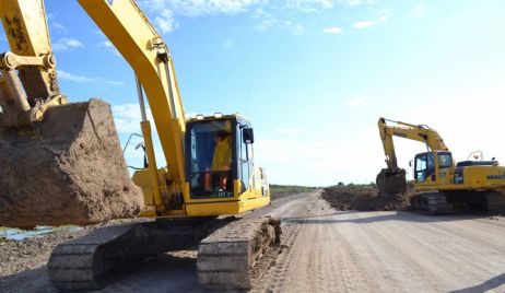 AVANZA LA PAVIMENTACIÓN DE LA RUTA 36, ENTRE ROMANG Y COLONIA SAGER