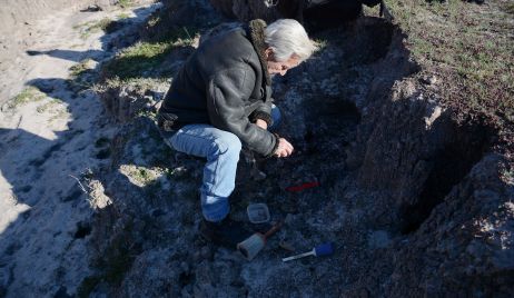 LANTERI: Hallaron restos de huesos y cerámica de hace 2000 años.