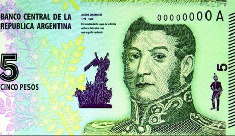 El billete con la figura del libertador San Martín dejará de tener vigencia legal.