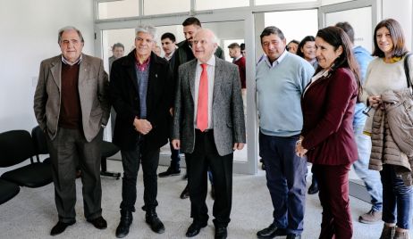 EL GOBERNADOR RECORRIÓ LAS OBRAS DEL NUEVO EDIFICIO DEL JUZGADO DE PAZ Y REGISTRO CIVIL EN ALEJANDRA