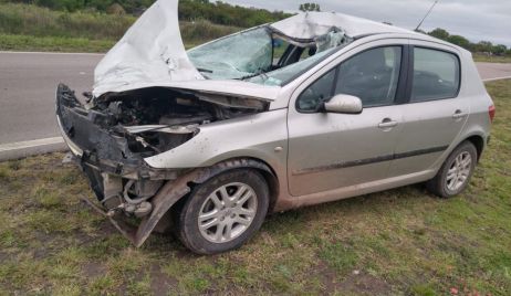 Accidente sobre Ruta N°98