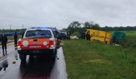 Choque múltiple en Ruta 11 cerca de Espín.