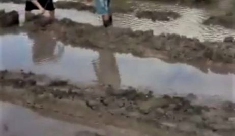 SE CORTO LA RUTA 3 EN EL TRAMO CAÑADA OMBÚ – LOS AMORES.