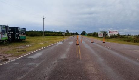 Alerta por corte en la Ruta 1