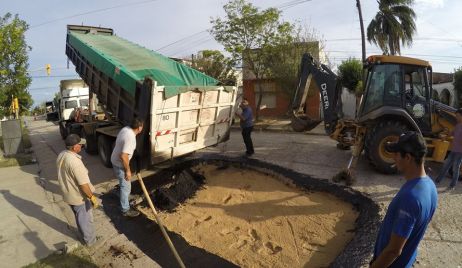 Reparación de baches.