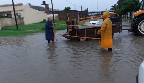 Continúan los trabajos luego del temporal en la ciudad de Vera.