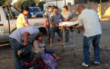 FORTÍN OLMOS, COLISIONARON UNA MOTOCICLETA Y UNA PICK UP F 100.