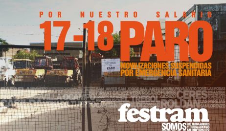 FESTRAM comenzó el paro de actividades de 48 horas