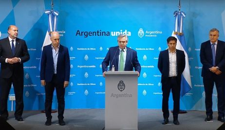El Presidente Fernández anunció un aislamiento social, preventivo y obligatorio desde mañana hasta el 31 de marzo