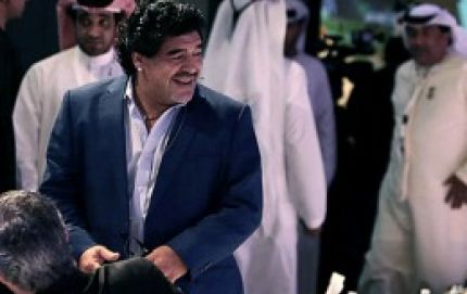 Maradona asistió a la cena con empresarios en Dubai y afirmó: 