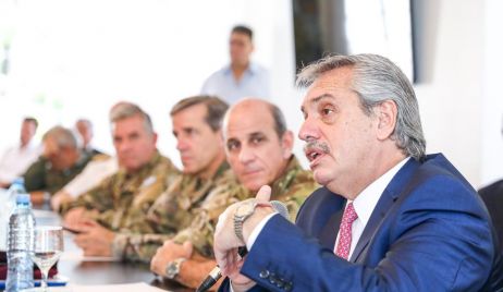 El Presidente Alberto Fernández dió instrucciones a las Fuerzas Armadas y repasó las tareas de prevención y control en todo el país