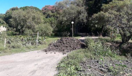 Cierre de los accesos secundarios a la ciudad de Vera.