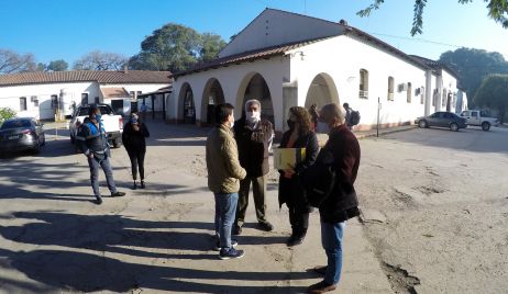 Visita del Secretario Provincial de Emergencias y Traslados 107