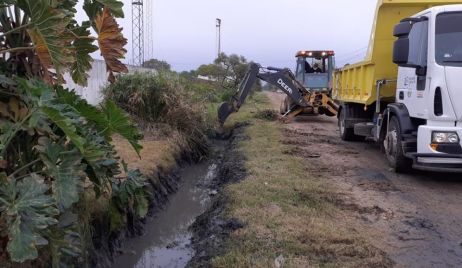 Trabajos de mantenimiento en distintos sectores de la ciudad.