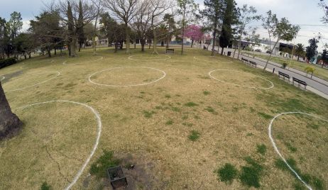 SE IMPLEMENTAN CIRCULOS DEL RESPETO EN LA AVENIDA CORRIENTES