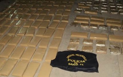 Secuestraron 267 kilos de marihuana en Tostado