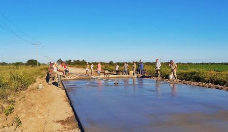 MALABRIGO: Avanza la obra de pavimentación Av. Federico Sigel