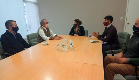 El Ministro Costamagna se reunió con la Intendente Paula Mitre